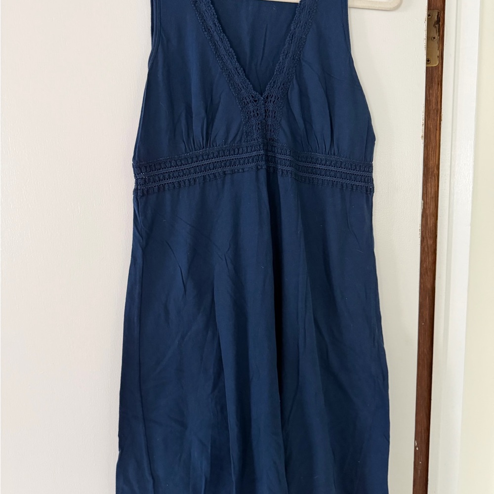 Navy Blue Sleeveless Dress by Yesno for Urban Outfitters